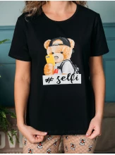 Пижама Selfi (бриджи) (кулирка) Пижама Selfi (бриджи) (кулирка)